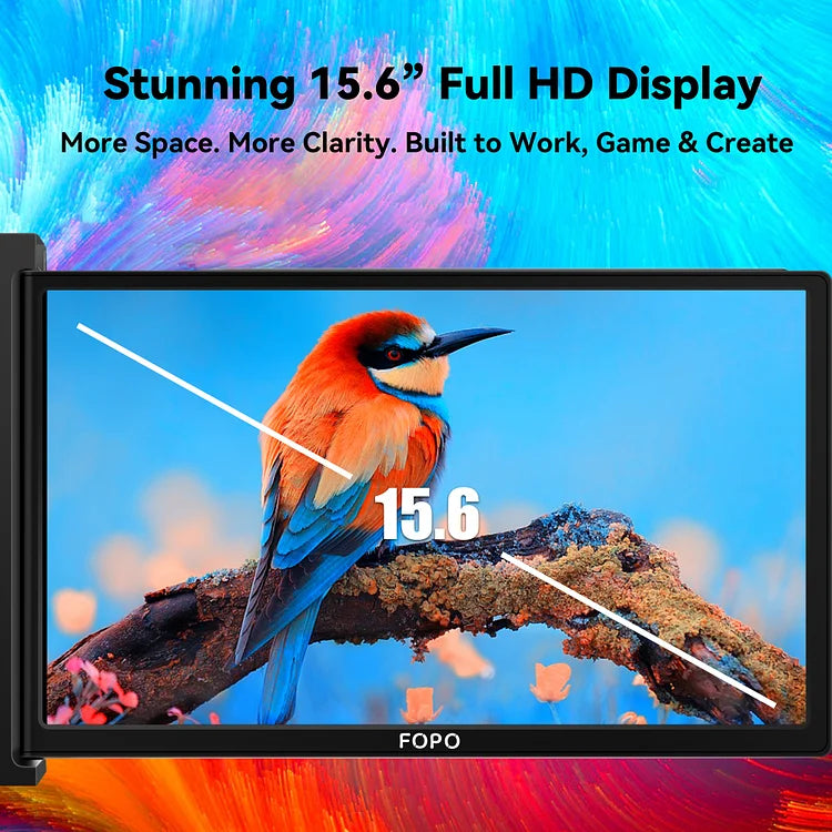 FOPO 15.6" Hanging Triple Monitor S9