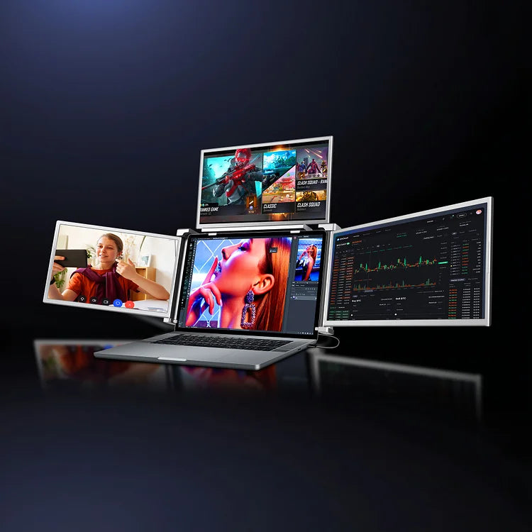 FOPO 14" World's First Hanging 3-Screen Extender S680