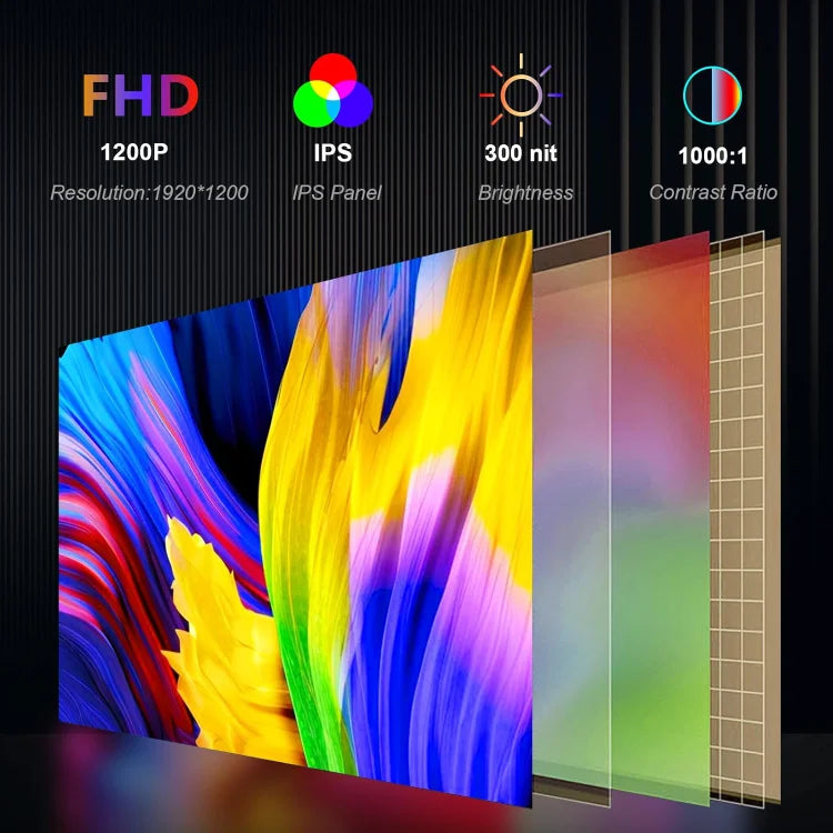 FOPO 14" Hanging Triple Screen Extender S15 Grey