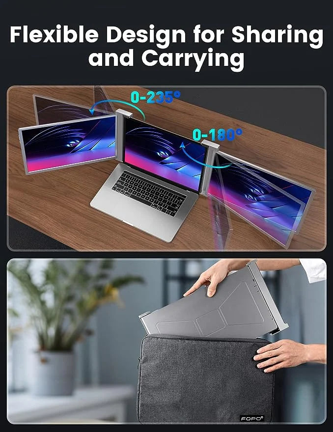 FOPO 15.6" Hanging Triple Monitor S9