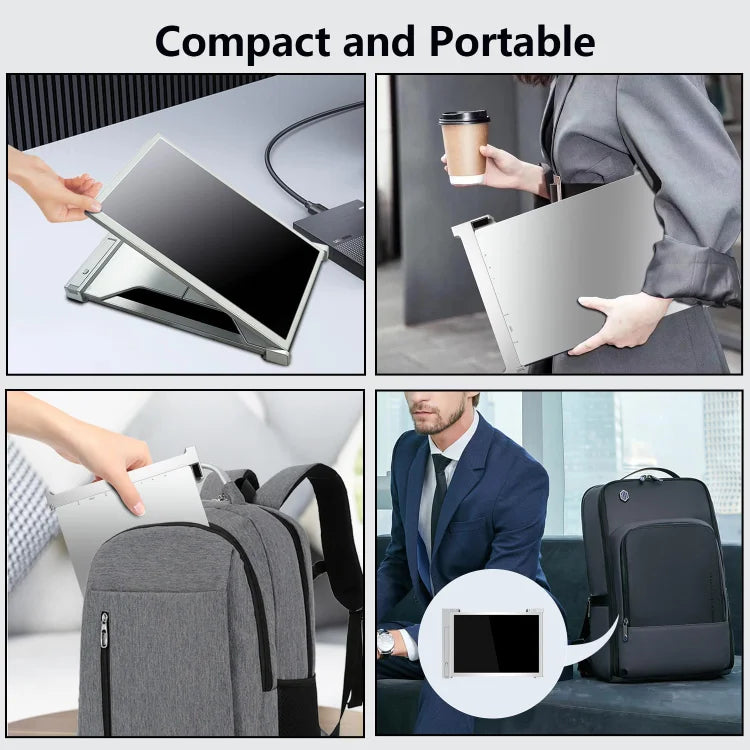 FOPO 14" Hanging Triple Screen Extender S15 Grey